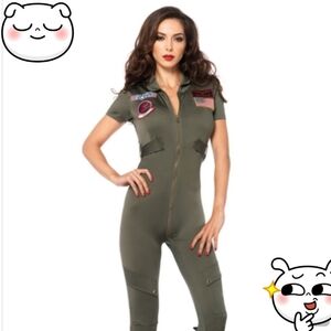 Top Gun Costume Ladies M